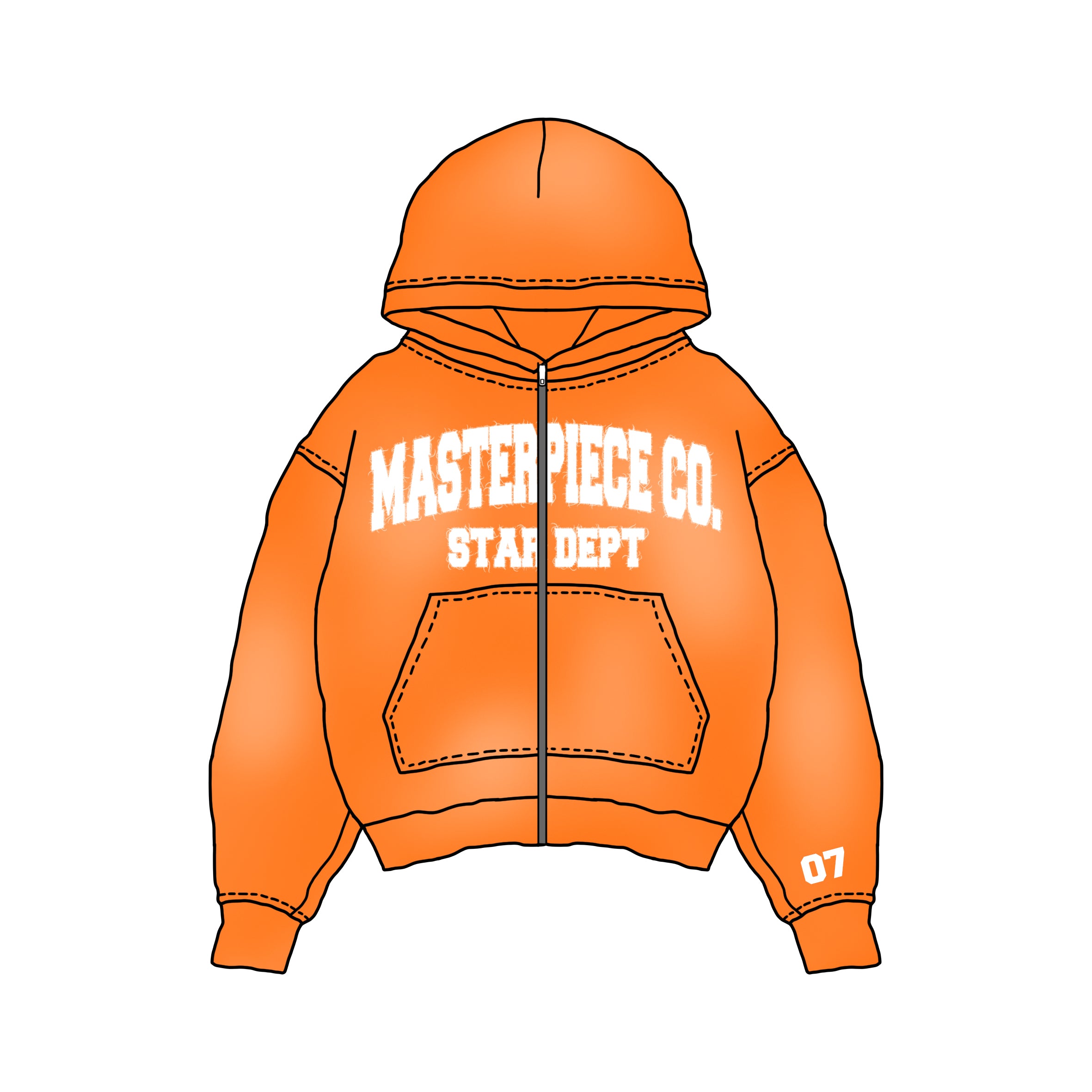 Star Dept. Zip Up (Orange)