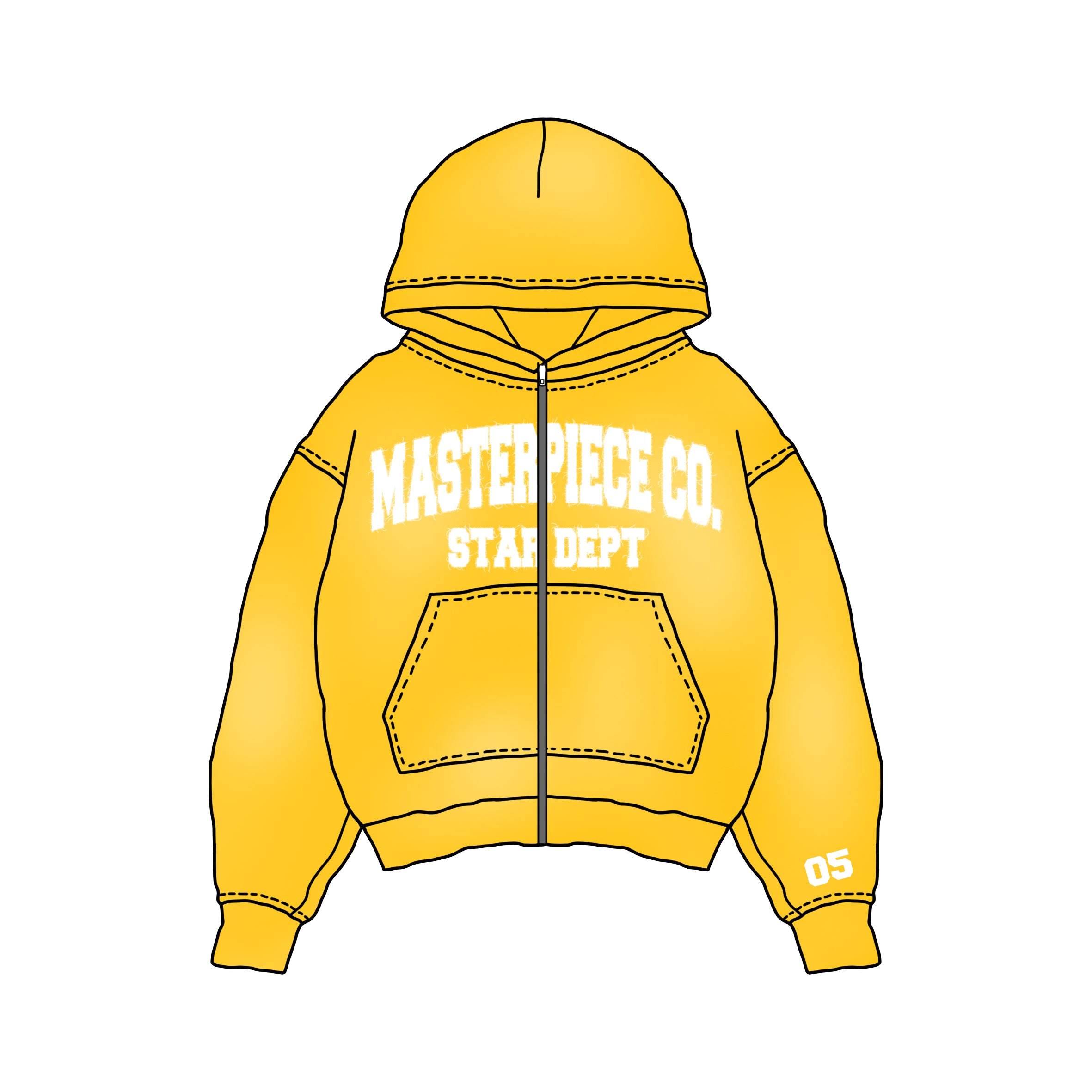 Star Dept. Zip-Up (Yellow)